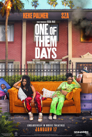 01.01 - No filme “One of Them Days”, da Sony Pictures, SZA e Keke Palmer contracenam juntas.