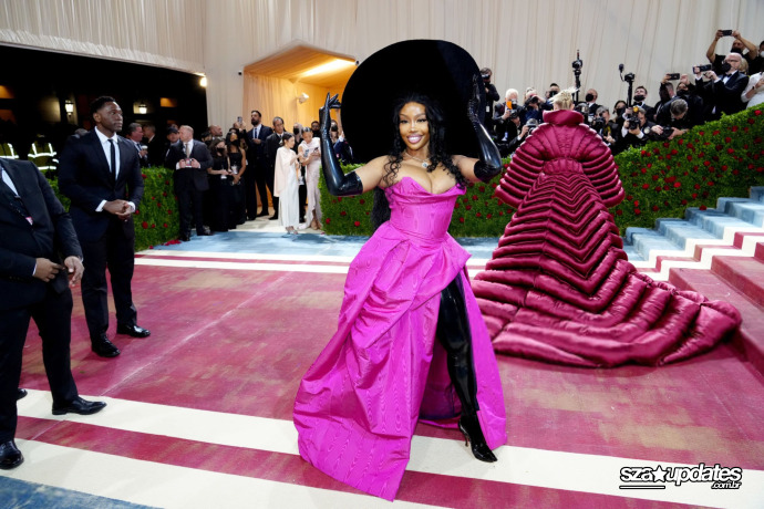 Chegando ao Met Gala “In America: An Anthology of Fashion”
