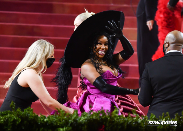 Chegando ao Met Gala “In America: An Anthology of Fashion”